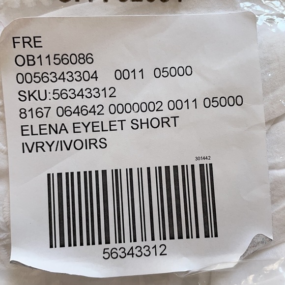 Intimately Free by Free People Elena Eyelet Short - Picture 5 of 16